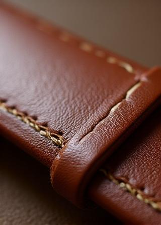 Деталь кожаного ремешка